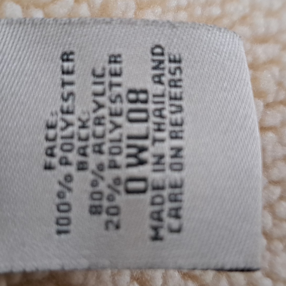 L.L.Bean Womens Classic Faux Brown Suede Button Down Vest Sherpa Style Lined LG - Picture 9 of 9